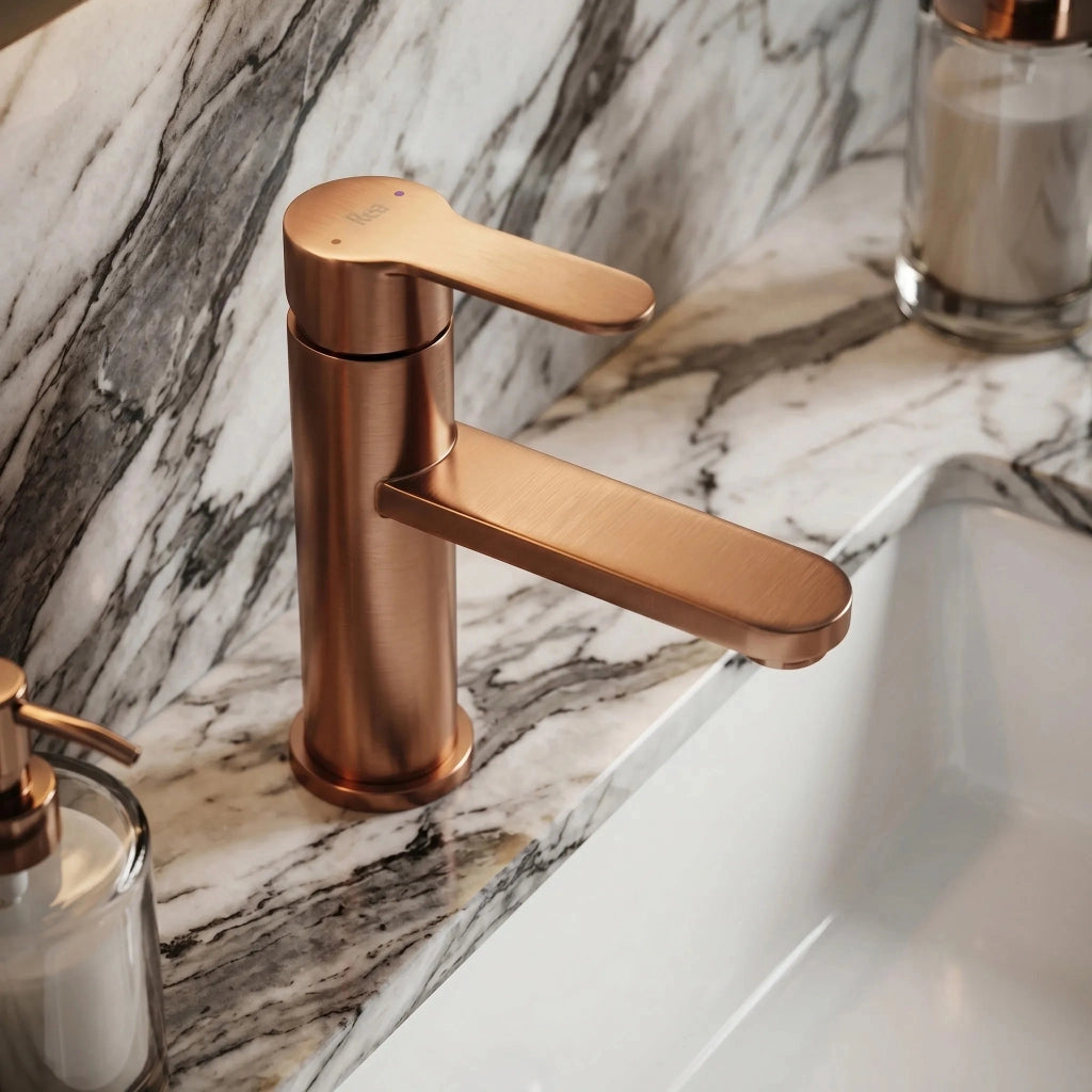 Rubinetto Da Bagno Rea Arcos Brush Copper