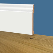 100ml di Battiscopa DUCALE GIGANTE in POLIMERI EqualWood HI-TEC 200x14mm - BIANCO