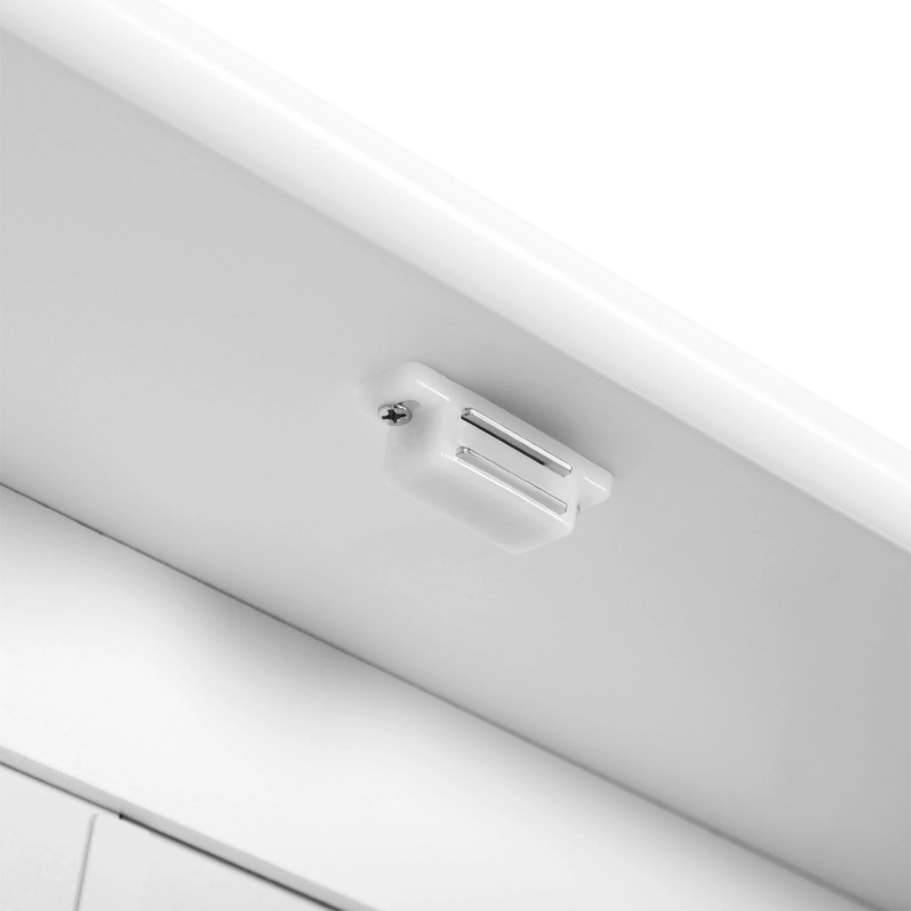 Armadietto Bagno con Specchio e 2 Ante ¨C Minimal ¨C Bianco 56x13x58cm
