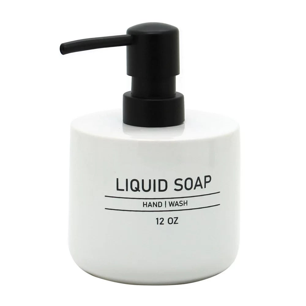 Dispenser in ceramica bianco - serie White