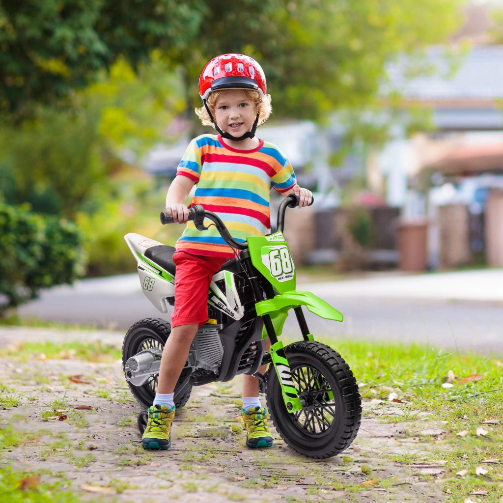 Moto Elettrica per Bambini Cross ¨C Minimal ¨C Verde 12V