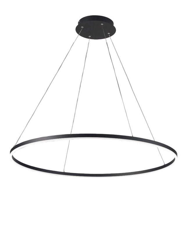 Lampadario a sospensione GIOTTO a led 60W nero 3508-46-101 Fabas Luce