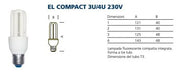 Lampada ai l.fredda fluor. comp. el151s e27 15w compatte