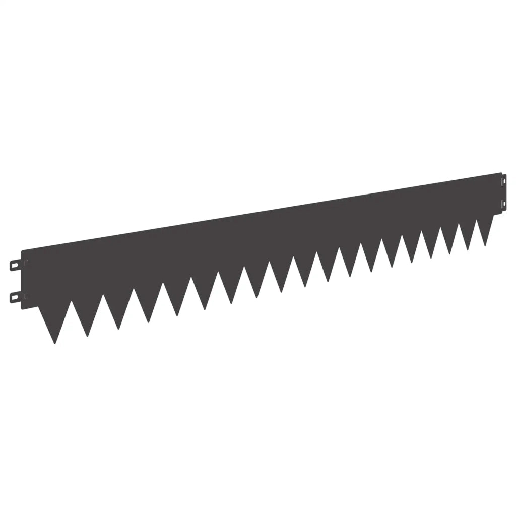 Bordura per Prato 10 pcs Lunghezza Altezza 103 x 15 cm Acciaio 8008238