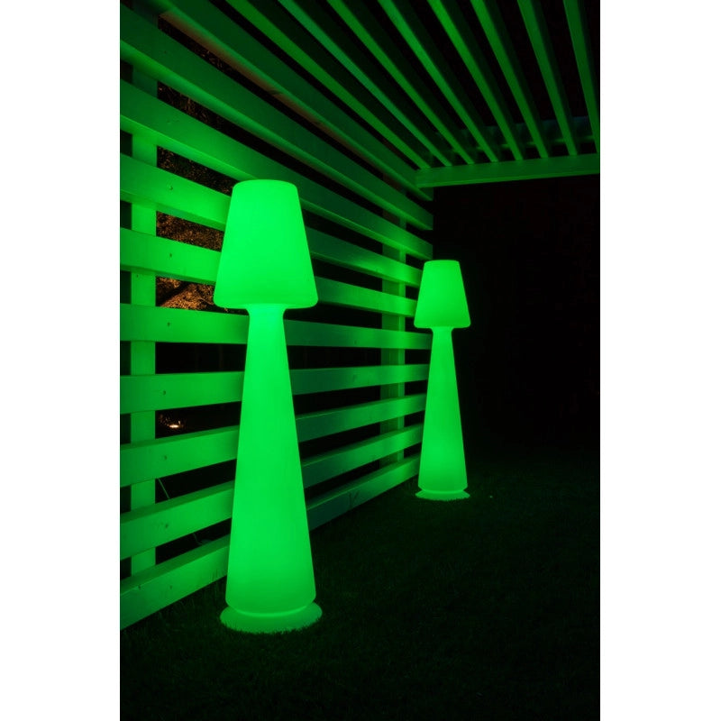Lampada da terra di design H165 in polimero LED RGB per interno ed esterno - Made in Italy - Monacis