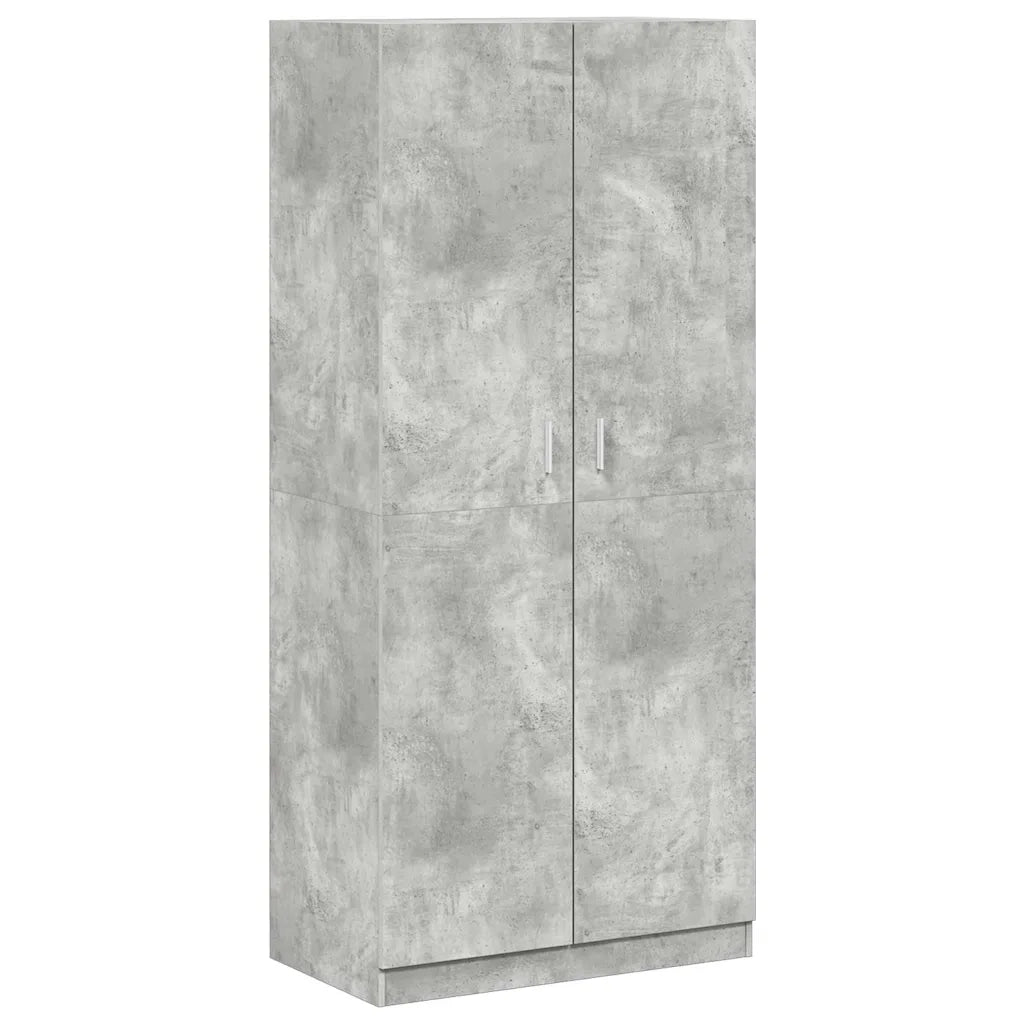 Armadio Grigio Cemento 90x52x200 cm in Legno Multistrato CFW9720944