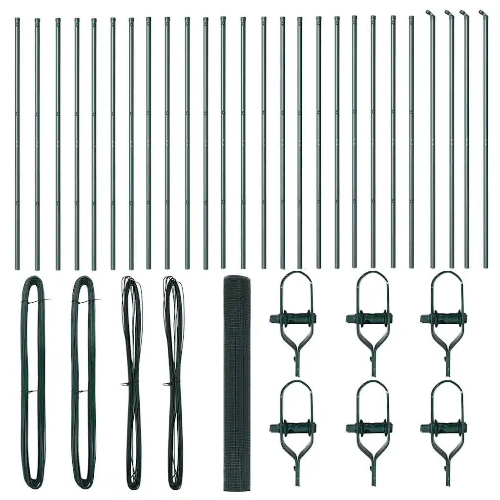 Palo della recinzione Verde 50 x 1,2 m (rete 19 x 19 mm)
