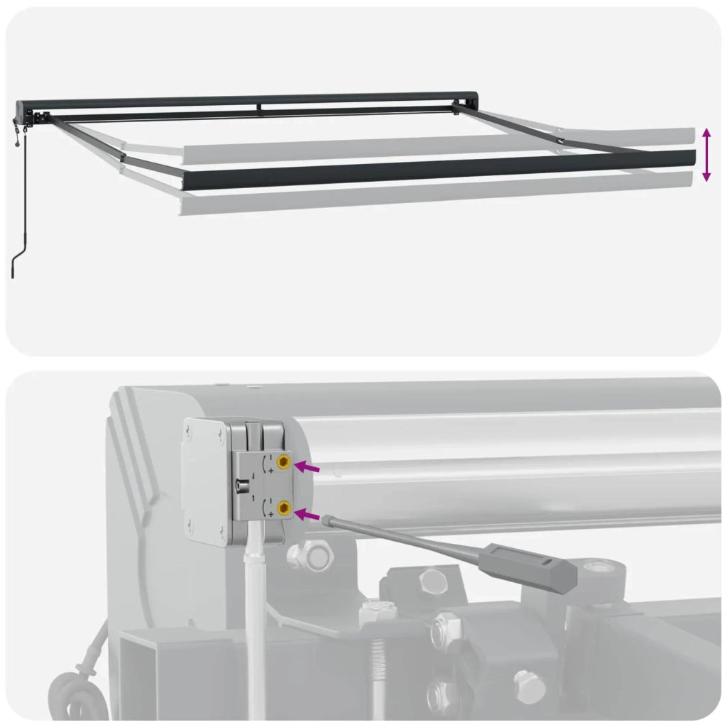 Tenda da Sole Multicolore 300 x 250 x 165 cm 3330012