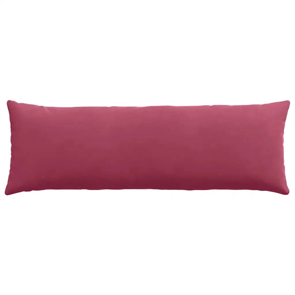 Cuscini da Divano 2 pcs Rosso Vino 120 x 40 cm Tessuto in Cords 42013804