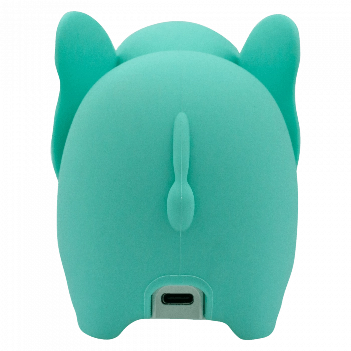 Lampada notte LED ricaricabile elefante turchese Mary's