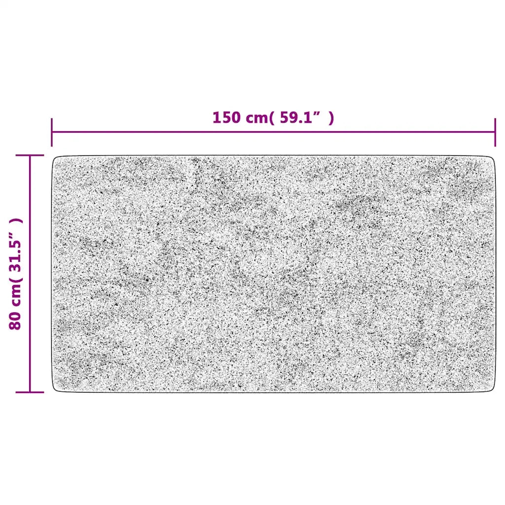Tappeto Lavabile Multicolore 80x150 cm 136597