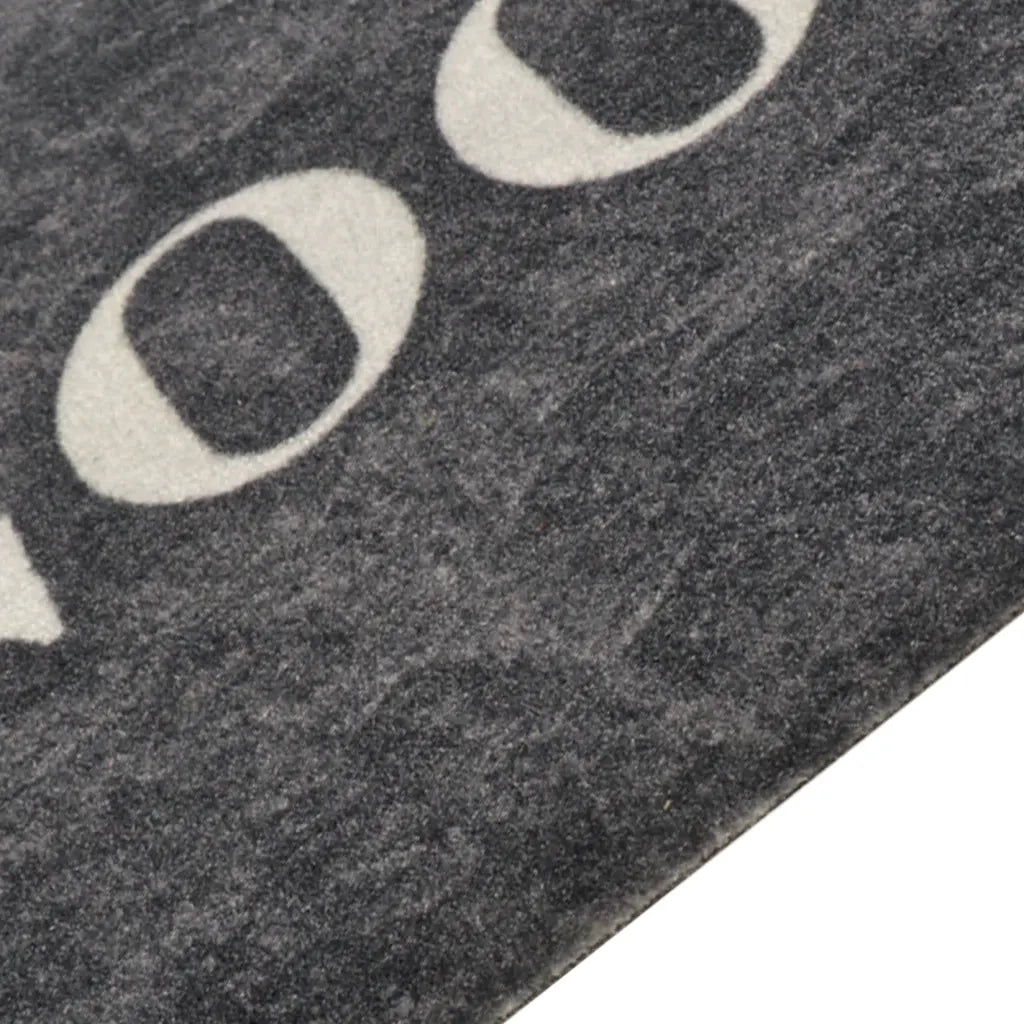 Tappeto del soggiorno | Tappeto da Cucina Lavabile Nero Cucinare 60x300 cm Velluto