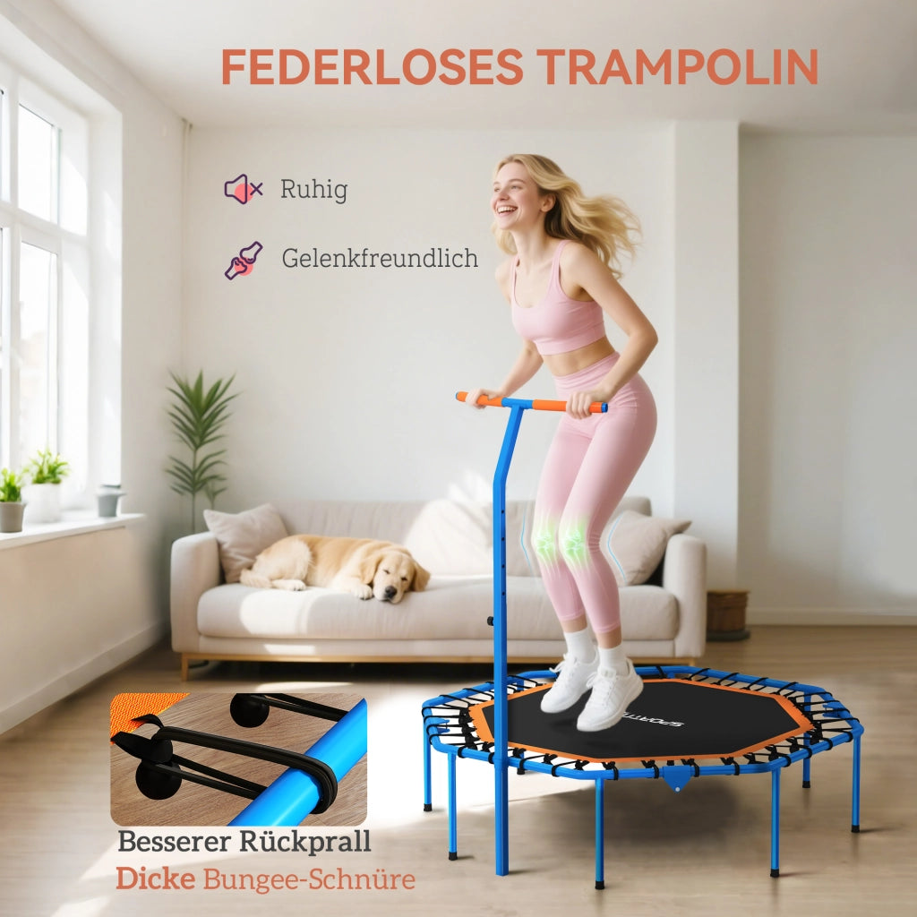 Trampolino Fitness ¨C Minimal ¨C Blu, Acciaio