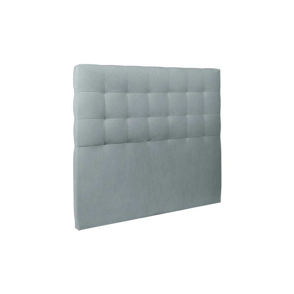 Letto 200x200 cm con testata imbottita - Tessuto velluto
