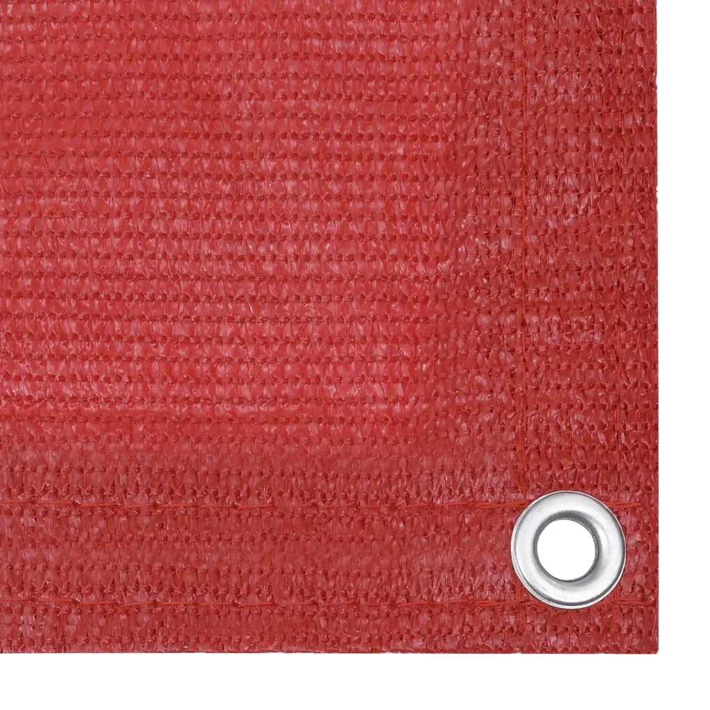 Paravento da Balcone | Schermo Frangivista per Balcone Rosso 90x500 cm in HDPE