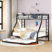 Letto a castello 90x140x200 cm - Xylo - metallo nero