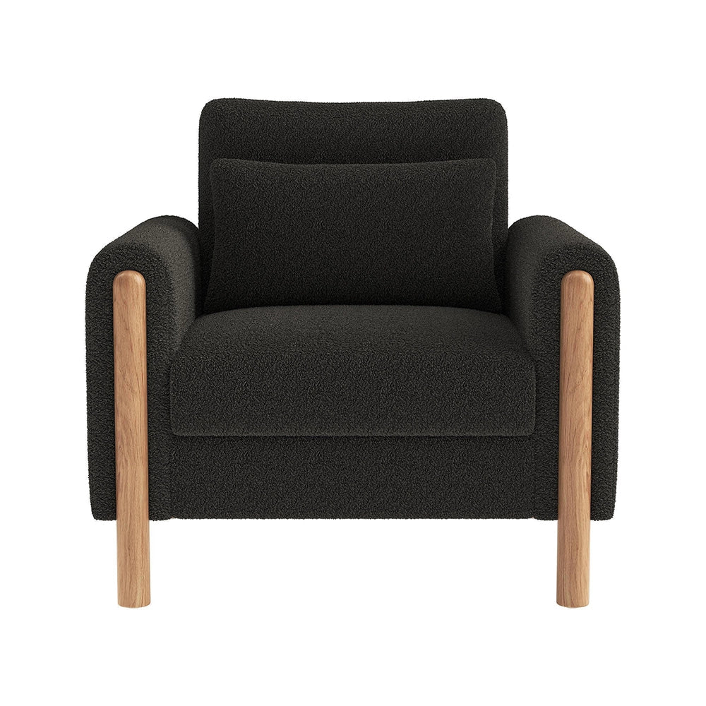 Poltrona moderna - Xylo - Con cuscino spesso, grigio