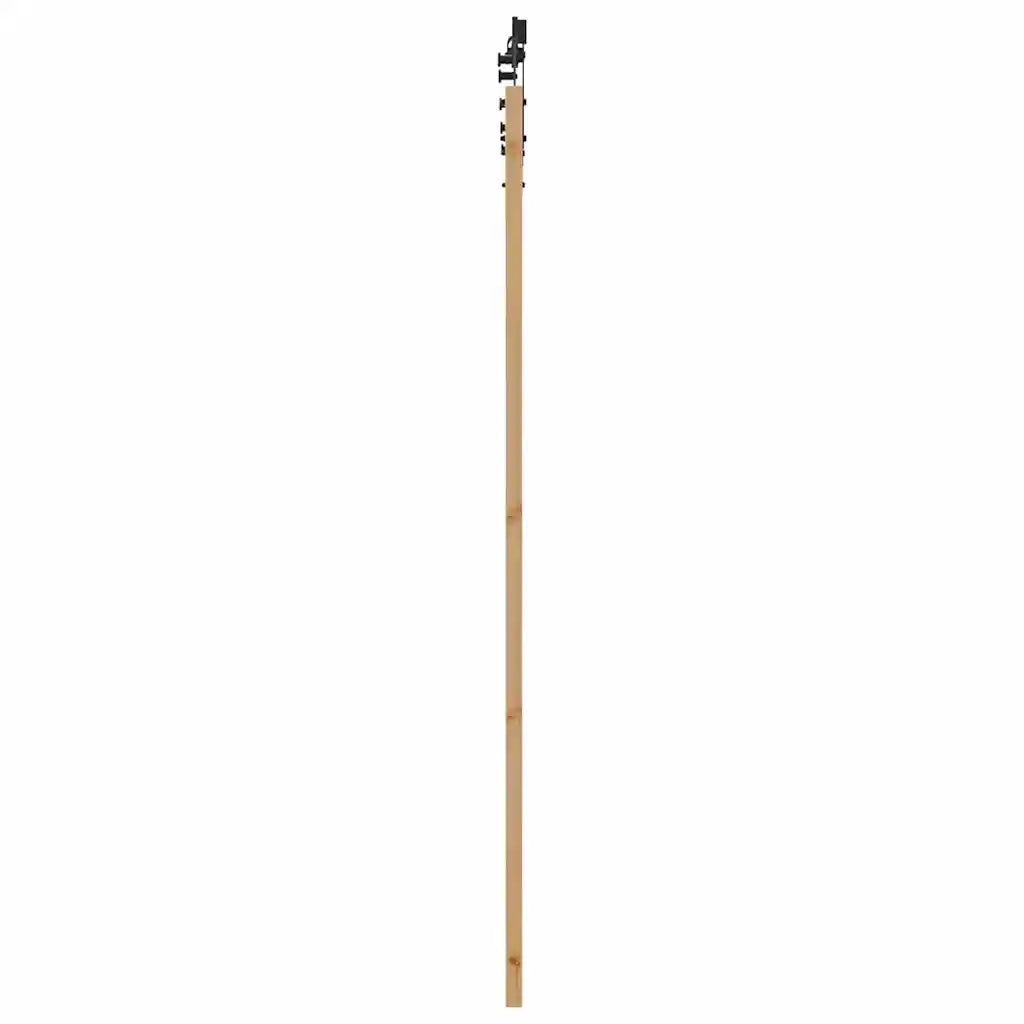 Porta scorrevole Naturale e Nero 93 x 211 cm 3332401