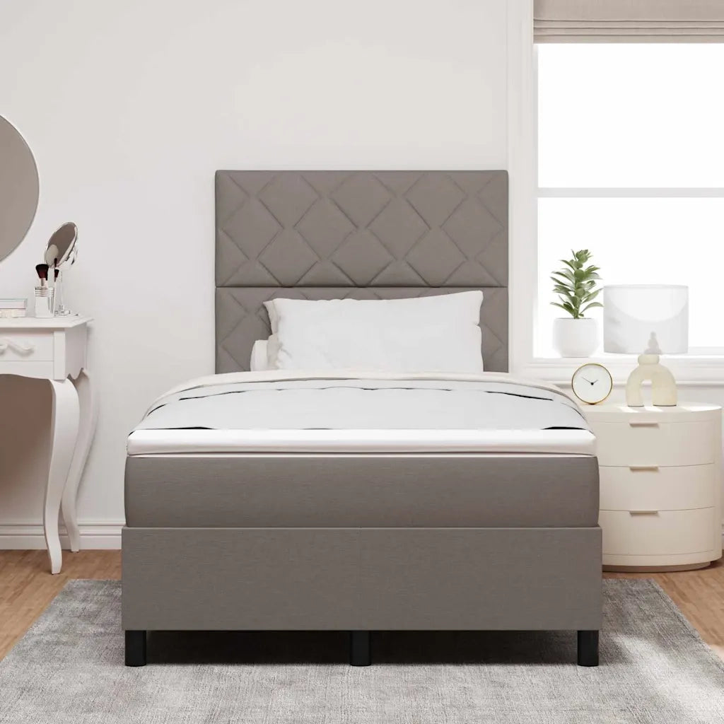 Letto a molle con materasso Talpa 120 x 190 cm Tessuto 3339452