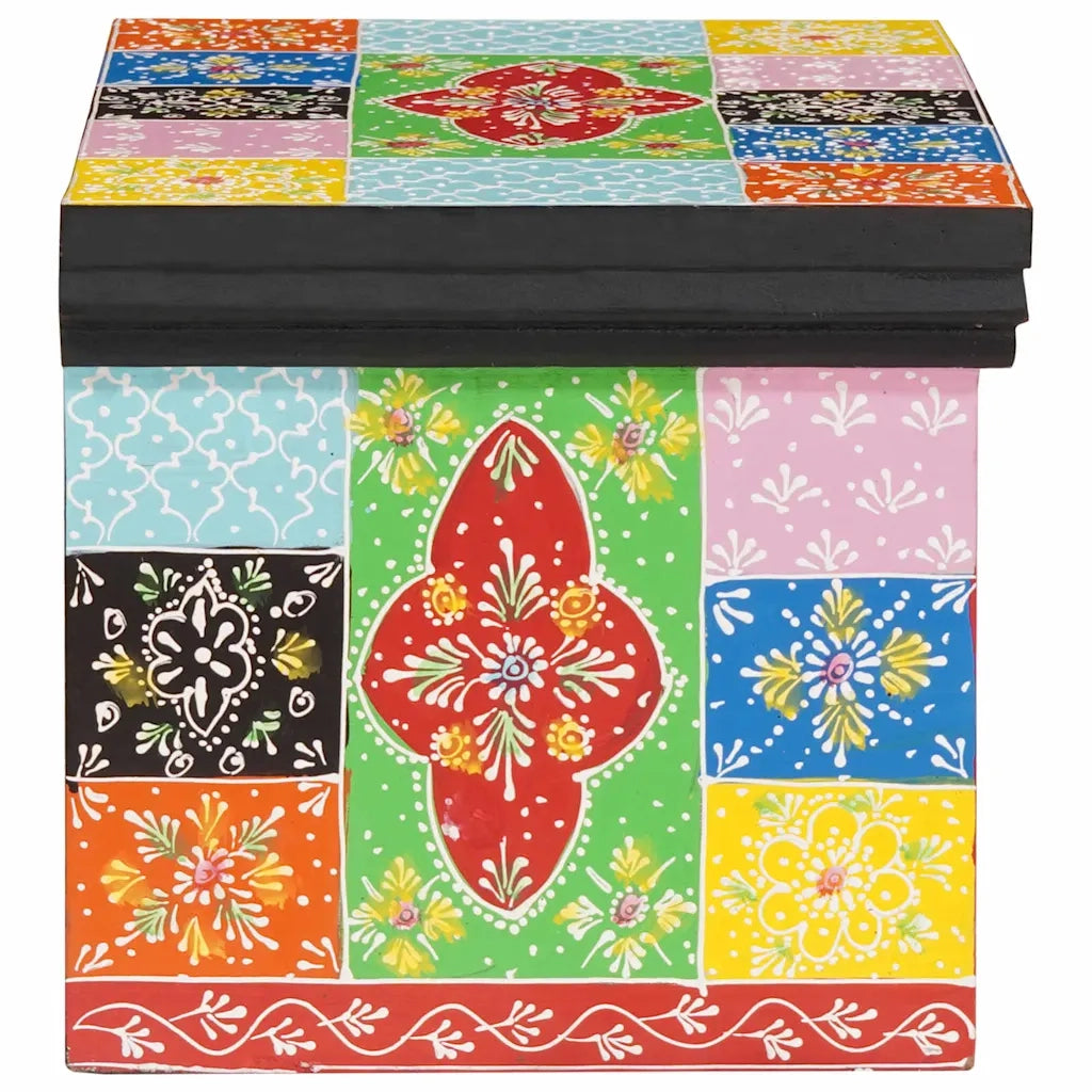 Comodino | Armadio da Notte | Mobiletto da notte con cassetto Multicolore 40 x 30 x 28 cm