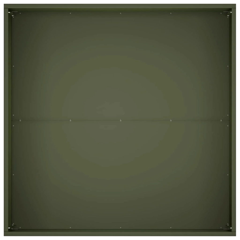 Vaso da giardino Verde Oliva 60 x 60 x 40 cm 8005098