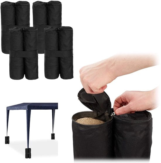 Set di pesi per tende da festa - 4 pezzi - materiale Oxford impermeabile
