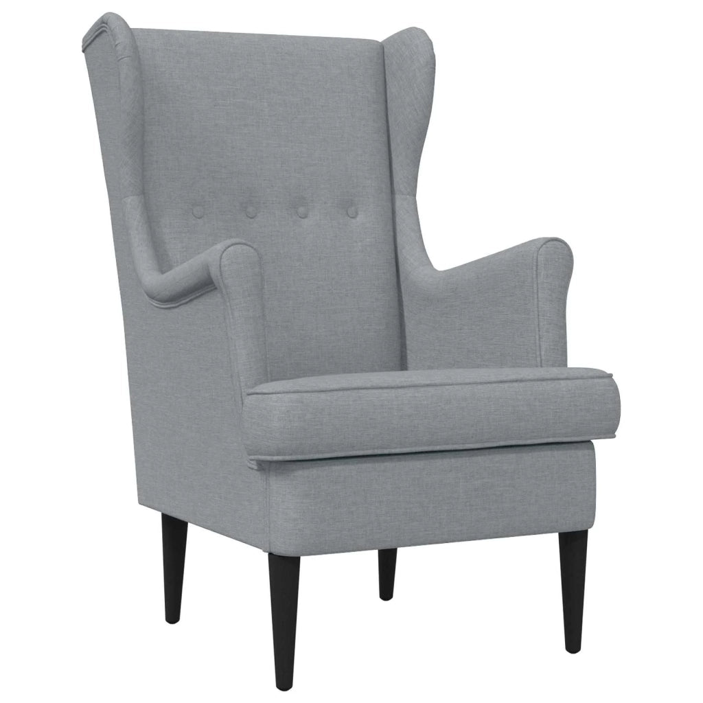 Poltrona Grigio Chiaro Tessuto 42029882