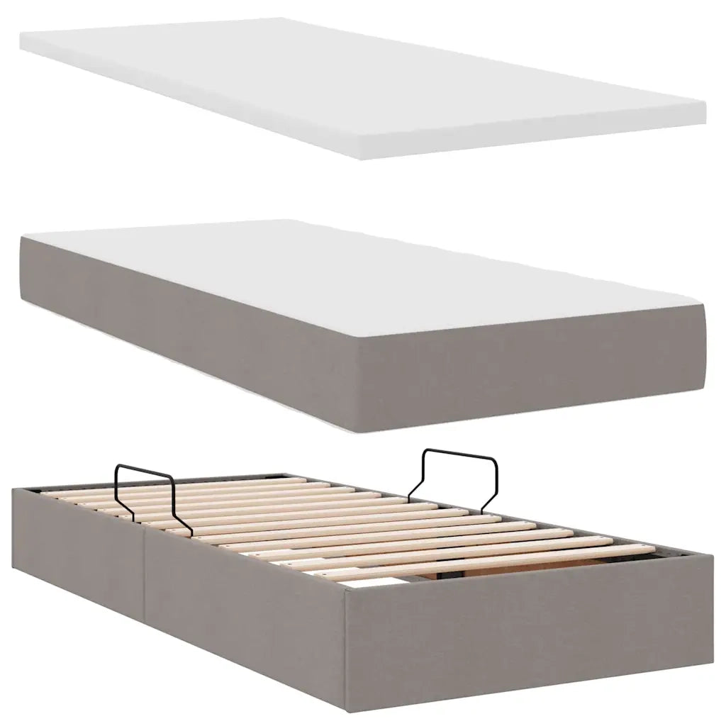 Letto con Contenitore Talpa 180 x 200 cm Pelle Sintetica