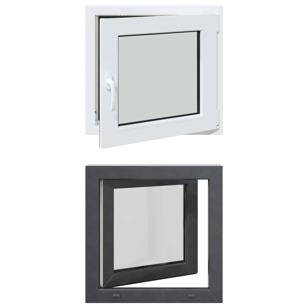 Finestra per Soffitta RISOR 50 x 50 cm PVC e Vetro Antracite CFW8296131