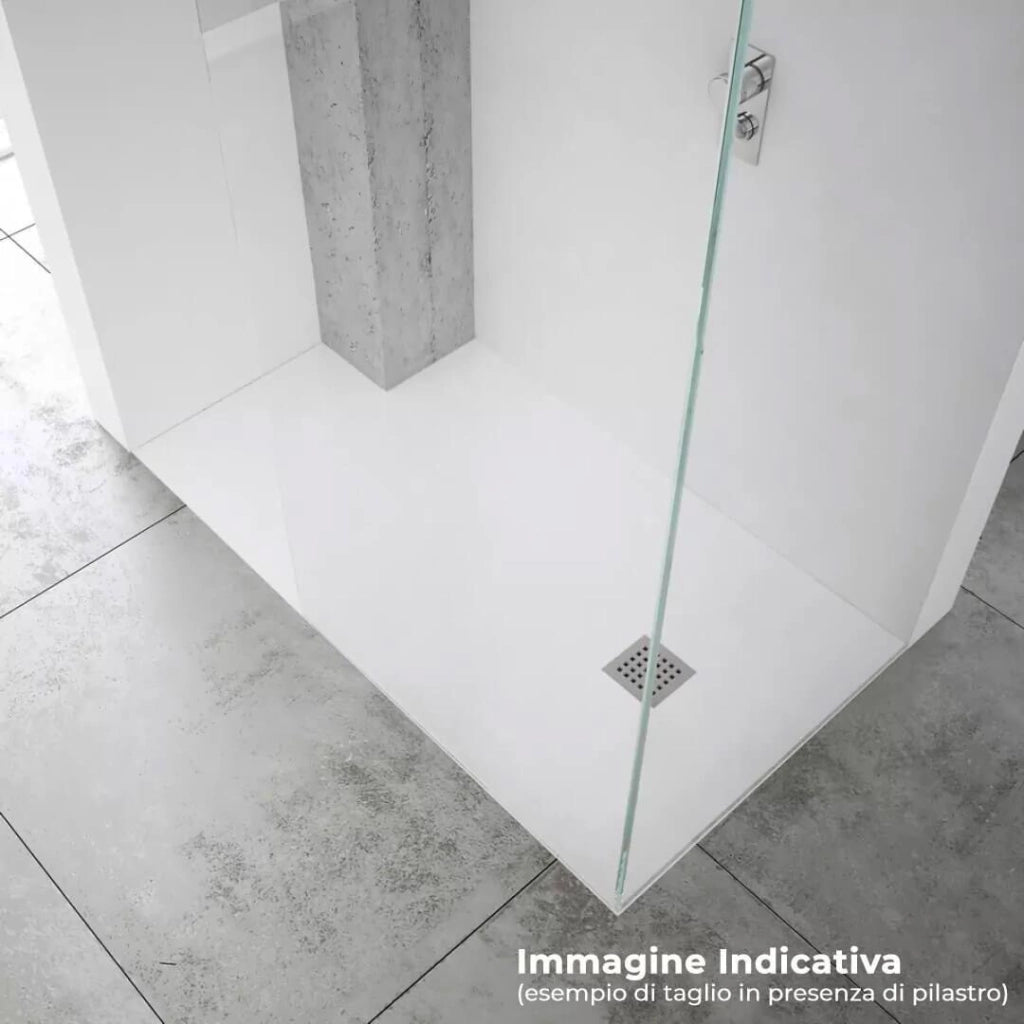 Piatto Doccia in Pietra 70x110 cm Pedrinelli Ardesia Stone Side Marrone