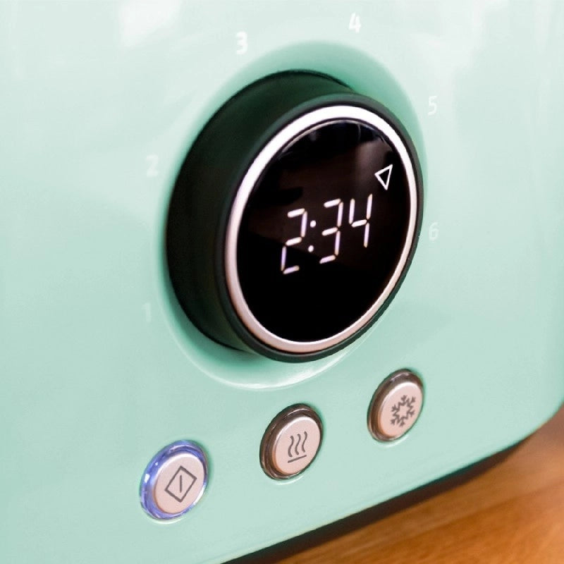 CECOTEC 03105 - Tostapane verticale Digitale ClassicToast 8000 Blue Double