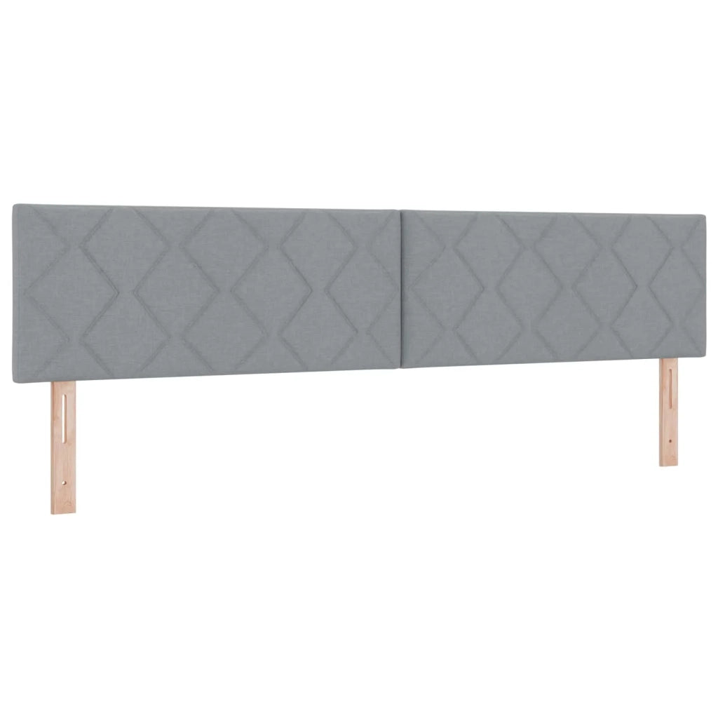 Letto con contenitore LED e materasso Grigio Chiaro 3459366