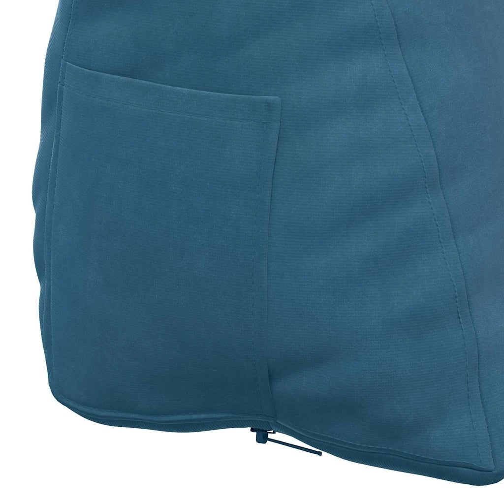Cuscino per Schiena Blu 45 x 20 x 35 cm Tessuto in Cords 42015018