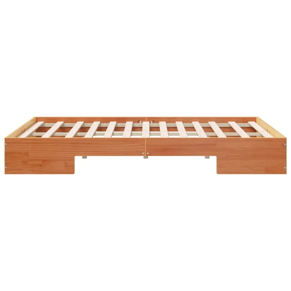 Struttura del letto-Giroletto Marrone 140 x 190 cm 719053