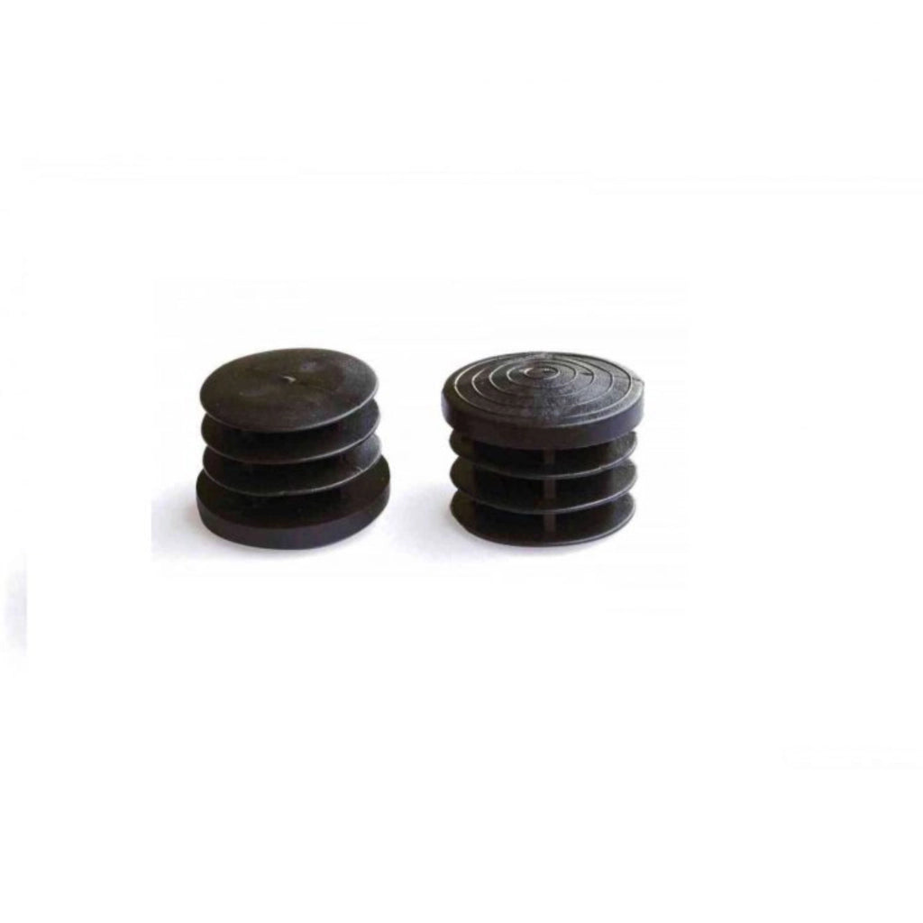 Tappo alettato rotondo plastica sedie 4 pz +misure puntali gommino interno nero 30 MM