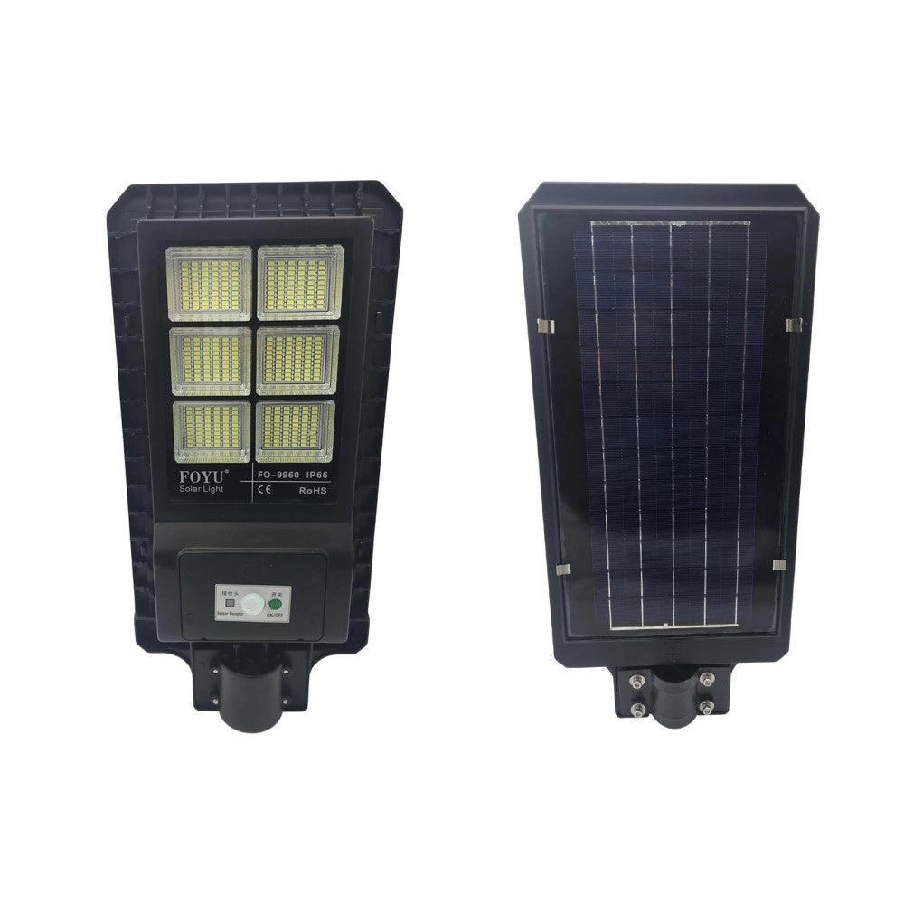 Trade Shop - Lampione Stradale Led 180 W Pannello Solare Fotovoltaico Con Telecomando Luce -