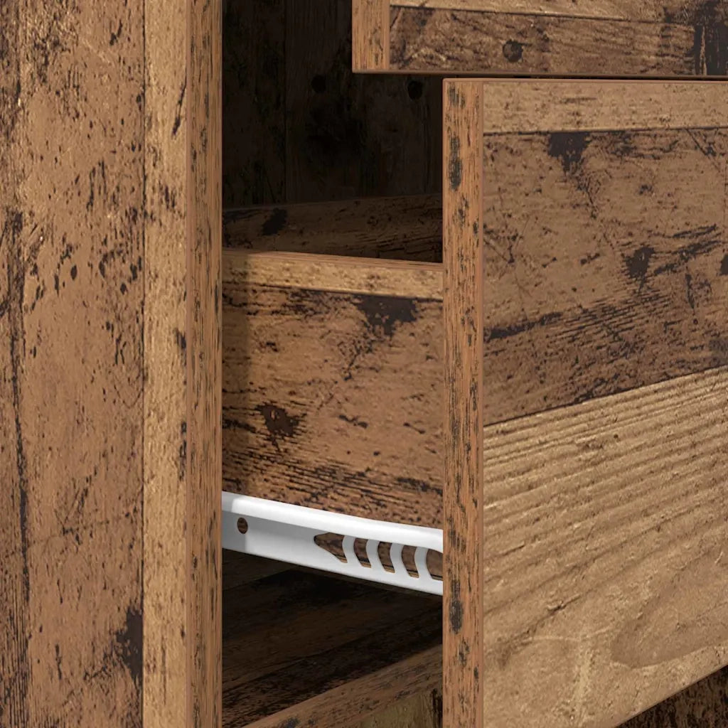 Armadio per Libri Legno vecchio 40 x 35 x 180 cm 875439