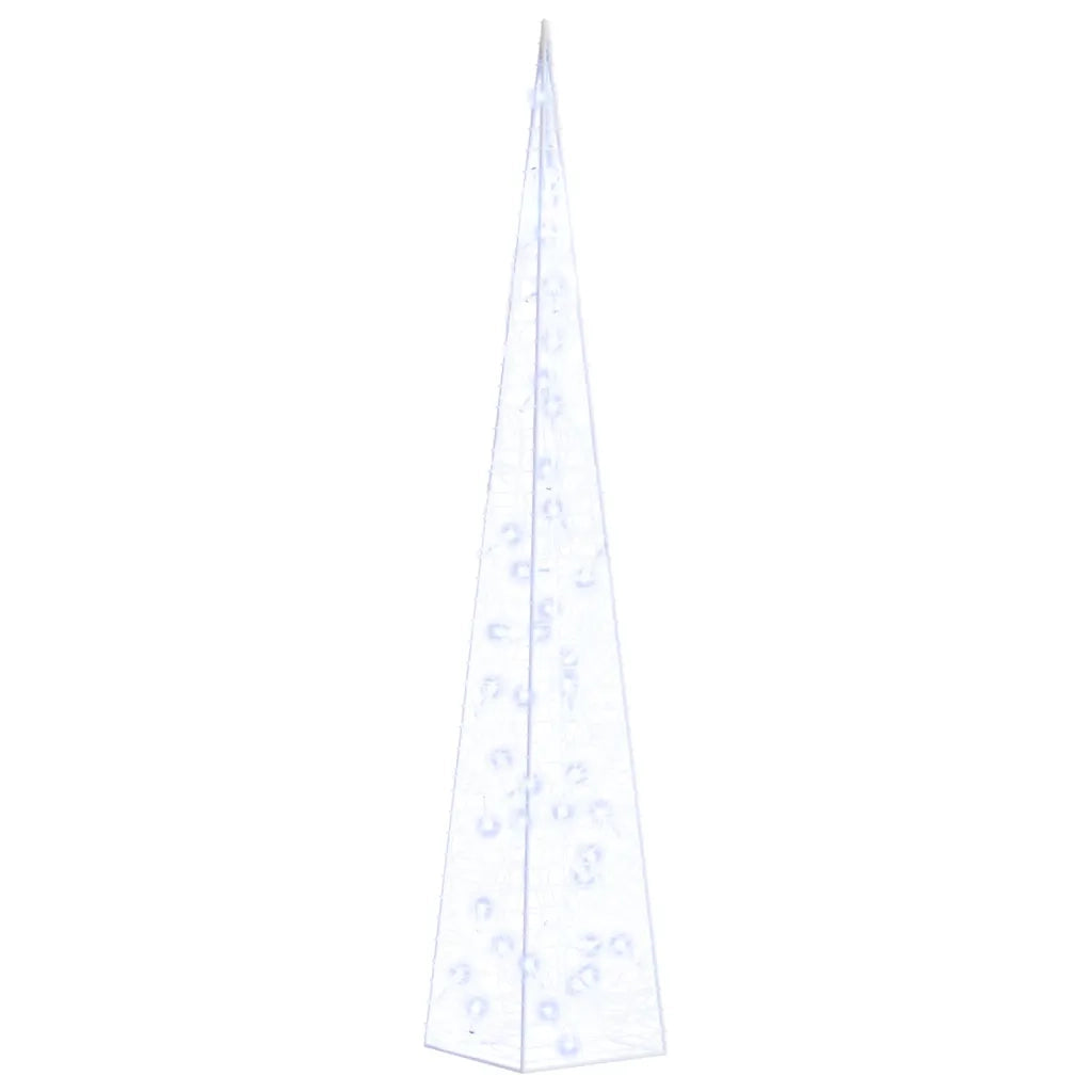 Cono di Luce LED Decorativo Acrilico Blu 90 cm CFW6033172