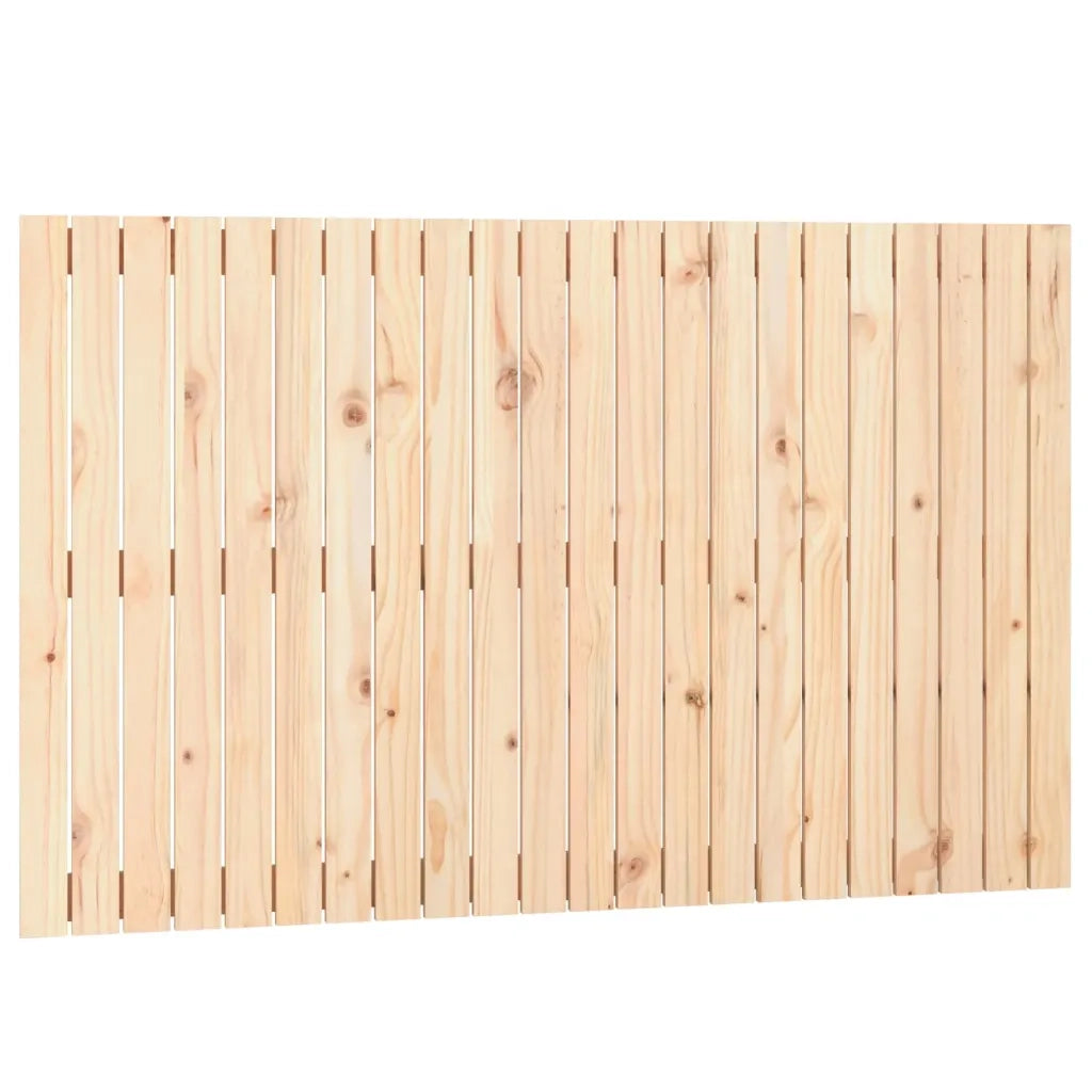 Testiera da Parete-Testiera a Muro-Testata Decorativa 140x3x90 cm in Legno Massello di Pino