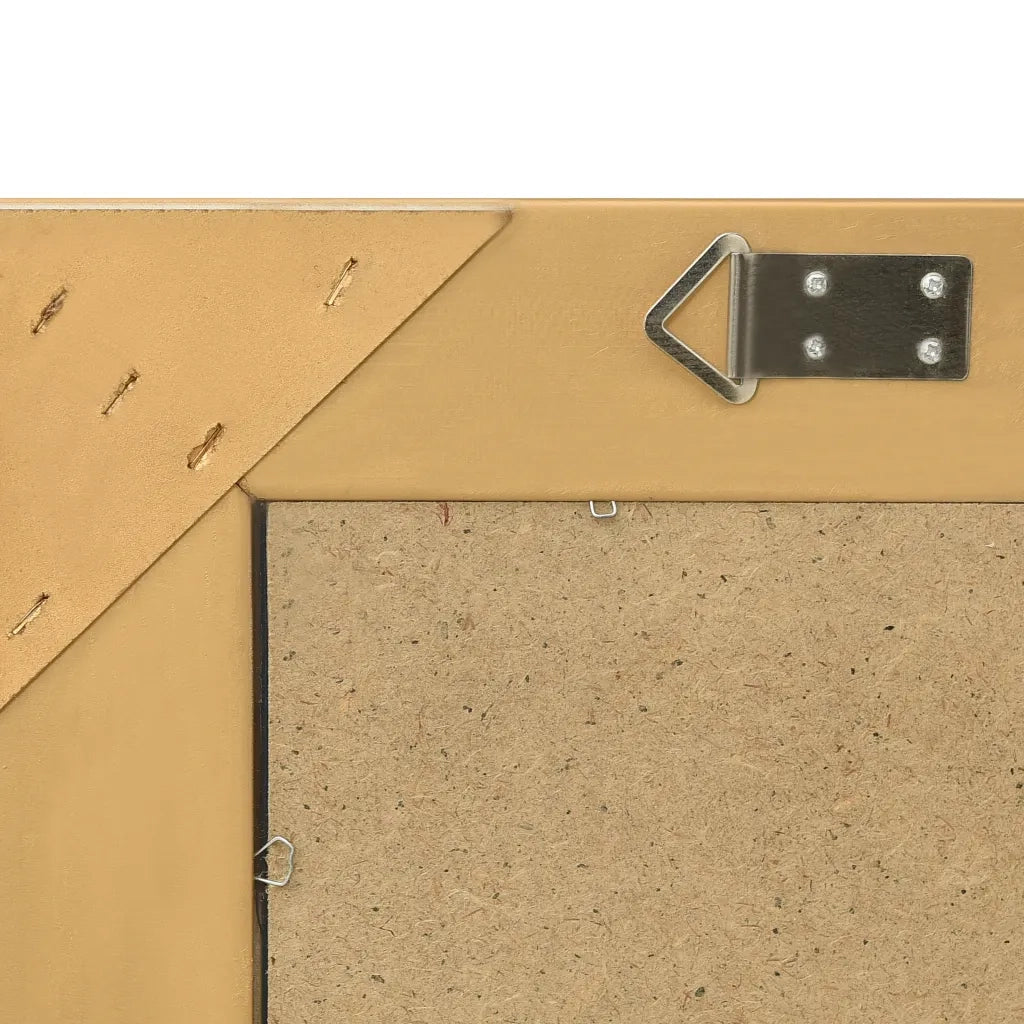 Specchio da Parete Stile Barocco-Specchio a Muro-Specchio Decorativo 60x60 cm Oro