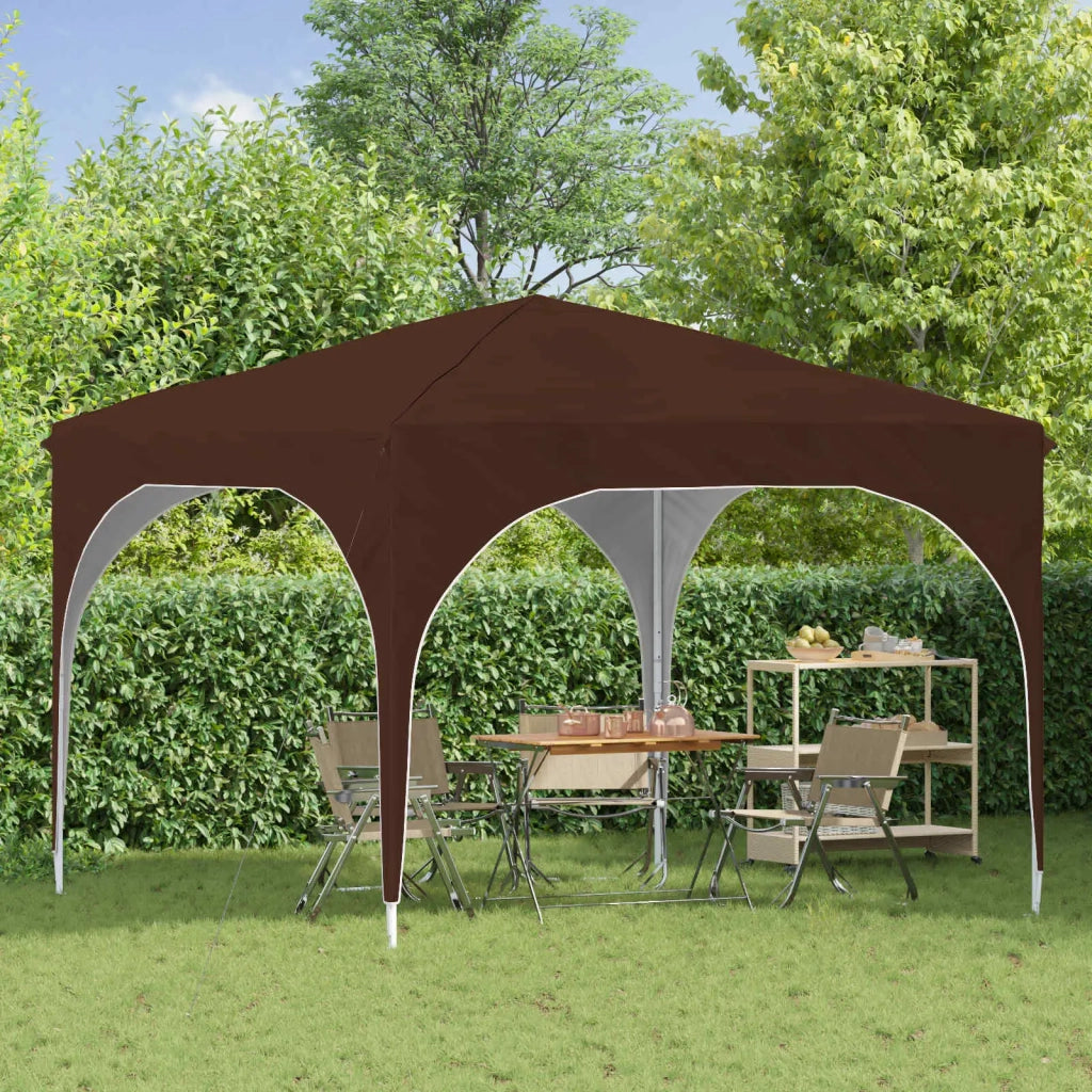 Tenda per feste a pop-up 290 x 290 x 245 cm Marrone 42019852