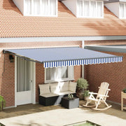 Struttura della tenda Blu e Bianco 400 × 300 cm 3330485