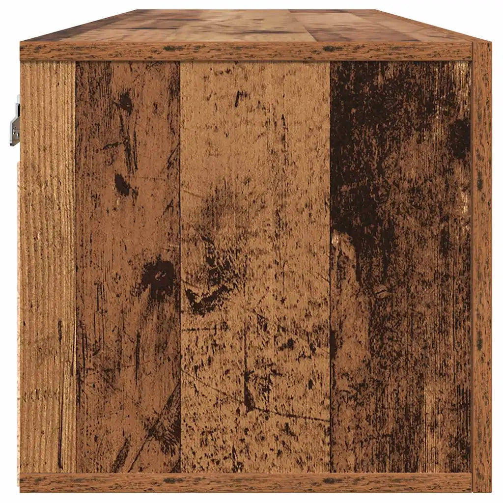 Armadietto a Muro | Mobiletto a muro Legno vecchio 100 x 36,5 x 35 cm