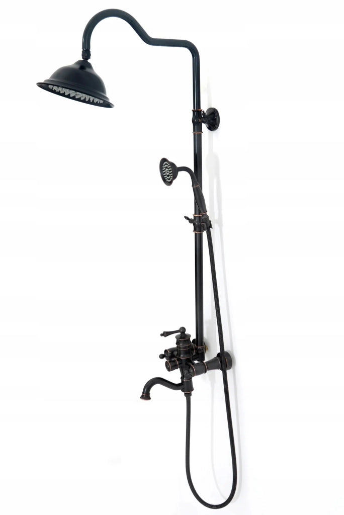 Set Doccia Con Beccuccio Rea Vintage Black