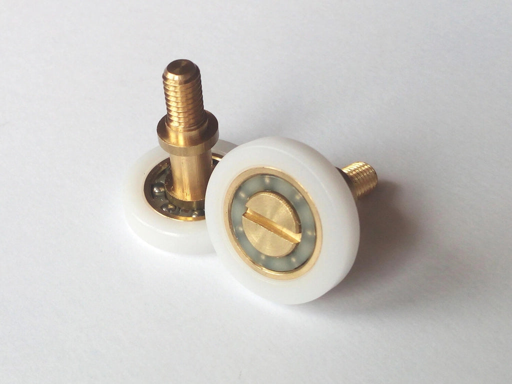 R400/148 -Rotella di ricambio per box doccia - 25 F M6 - Kit 2 pezzi per INDA