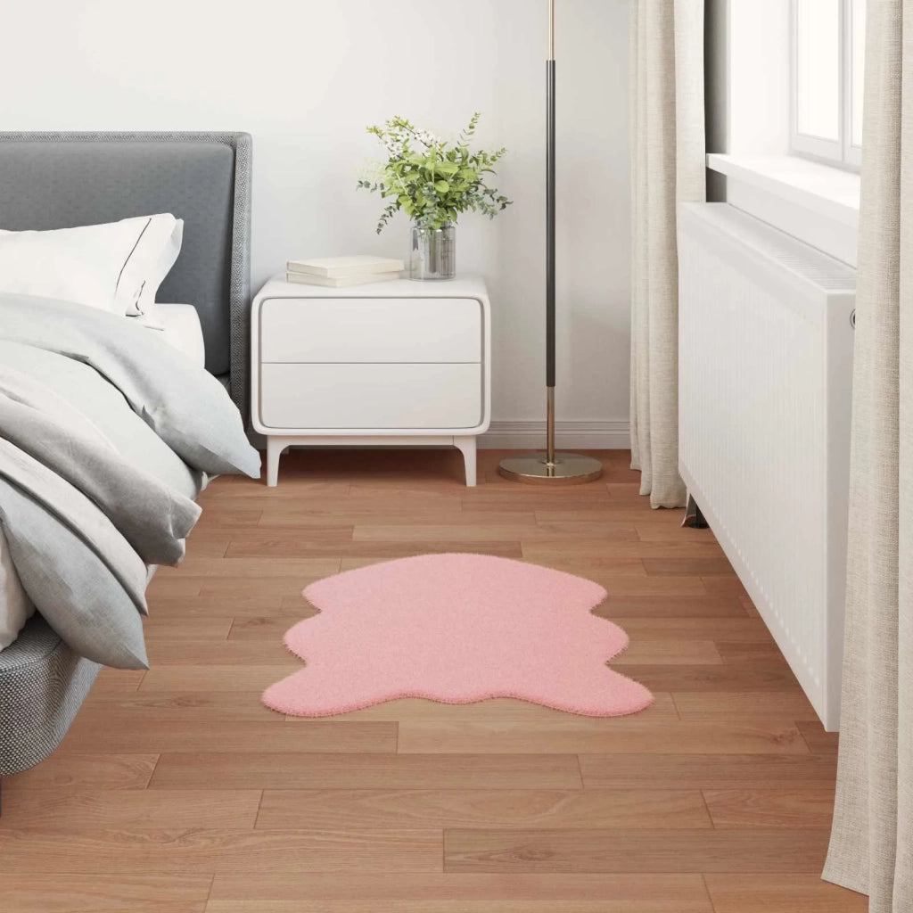 Tappeto antiscivolo in sintetica di coniglio OLITE Rosa 42021718