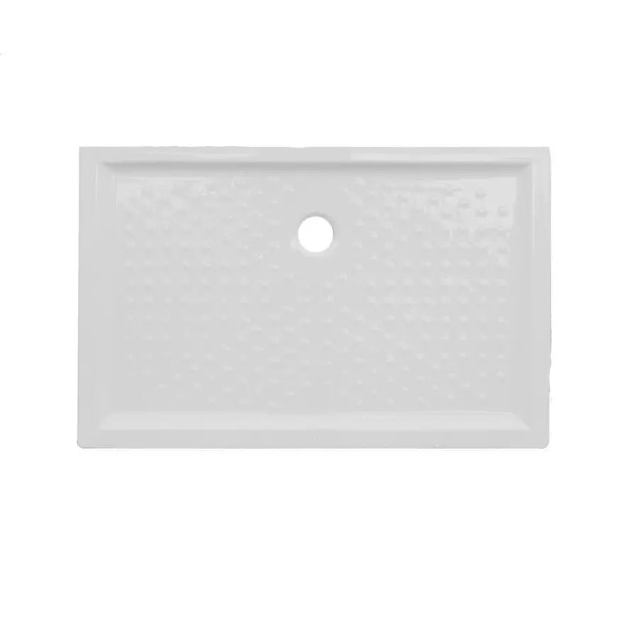 Piatto Doccia 80x100xh.6 cm Rett. Bianca In Ceramica Dianhydro