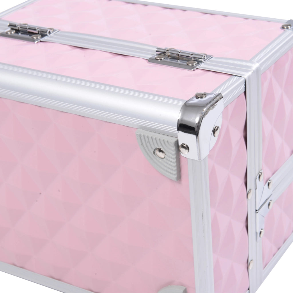 Beauty Case Professionale ¨C Xylo ¨C Alluminio con Specchio e Lucchetto 20x15x15cm