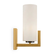 Applique Fortano Maytoni ottone e vetro tubo E27 31cm