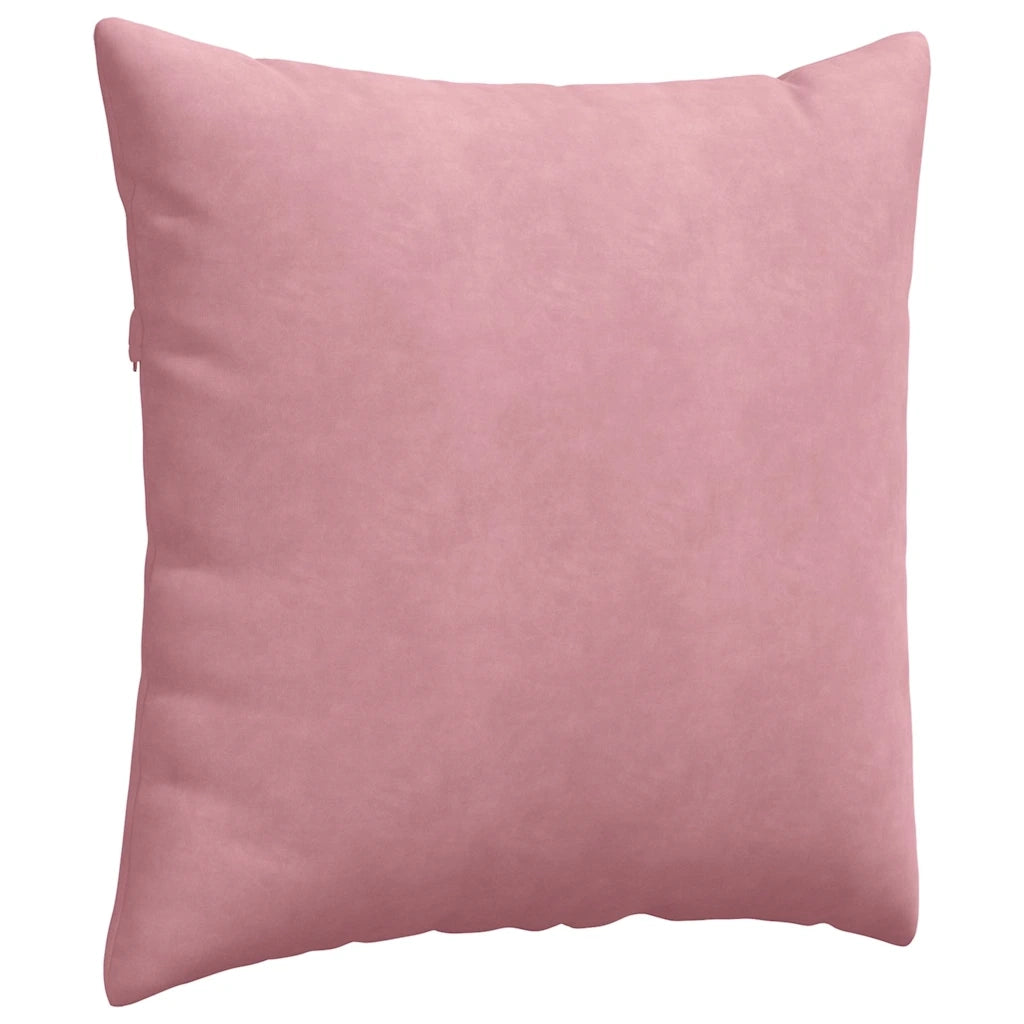 Cuscini da Divano 2 pcs Rosa 80 x 80 cm Tessuto in Cords 42014061